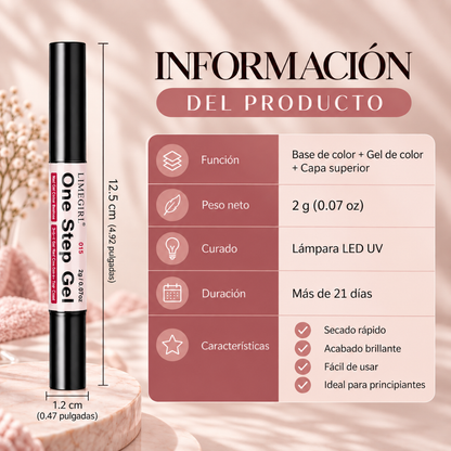 Kit de Gel para Uñas 3 en 1