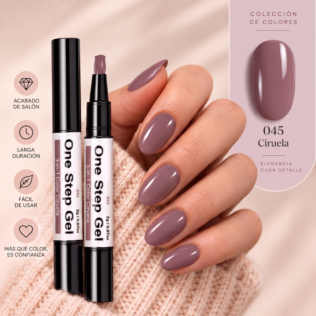 Kit de Gel para Uñas 3 en 1