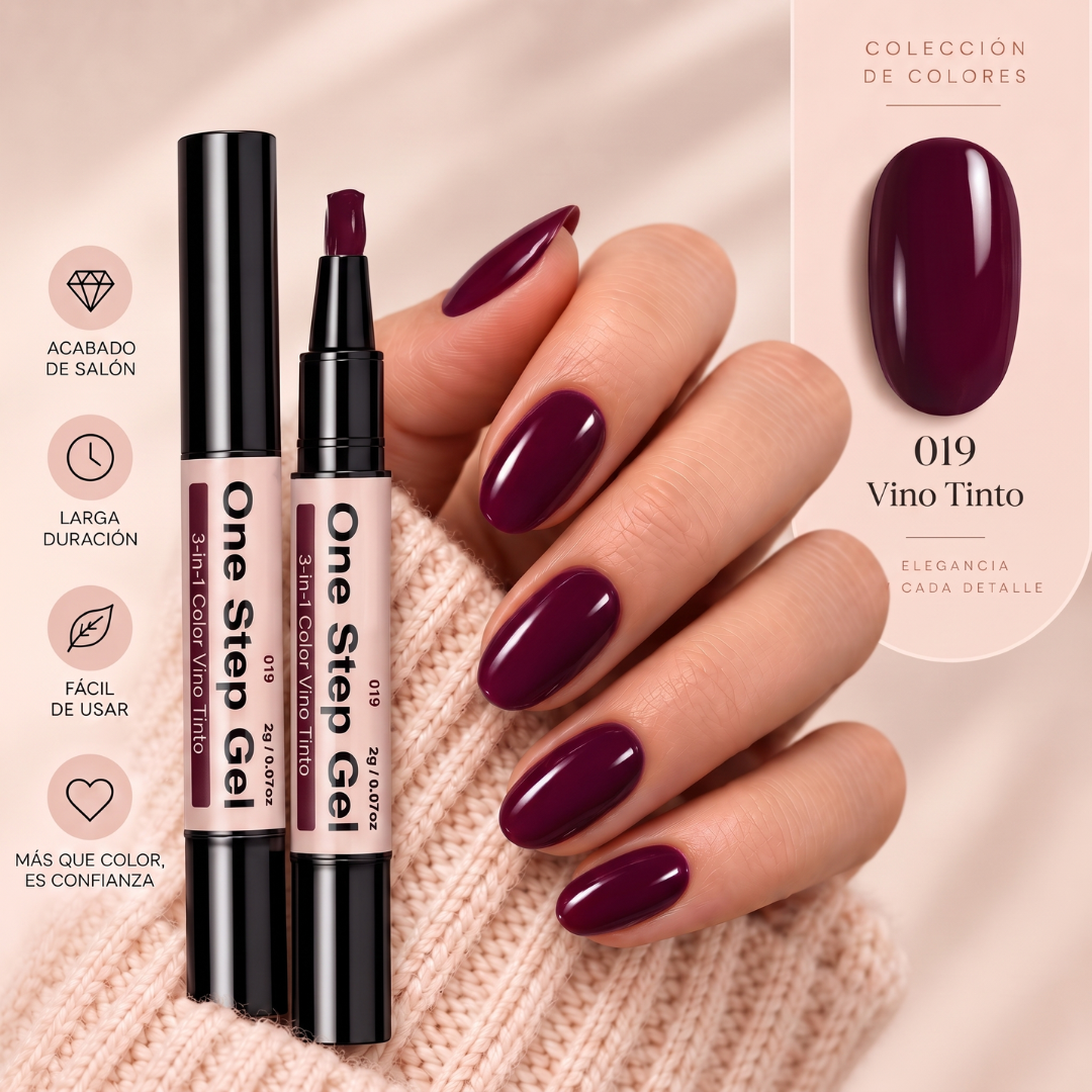 Kit de Gel para Uñas 3 en 1