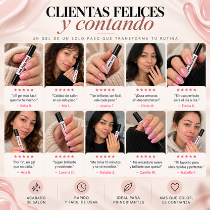 Kit de Gel para Uñas 3 en 1