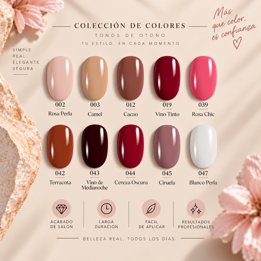 Kit de Gel para Uñas 3 en 1